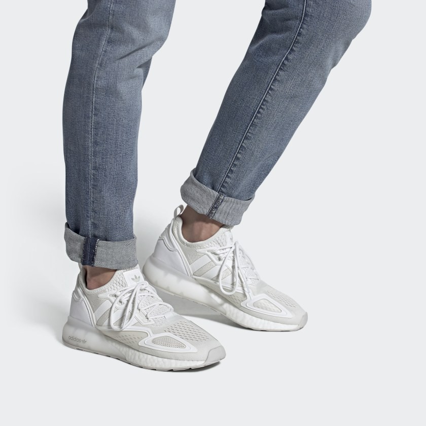 Giày ZX 2K Boost &quot;Cloud White&quot; FX8834 - Hàng Chính Hãng - Bounty Sneakers