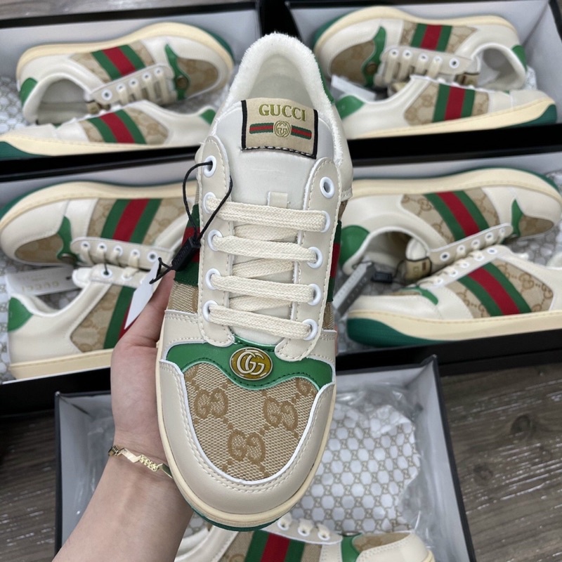 Giày thể thao nam nữ sneaker    -   Giày Gucci Sơn Tùng   ,  Gc da lộn hàng 11 full box full bill | BigBuy360 - bigbuy360.vn