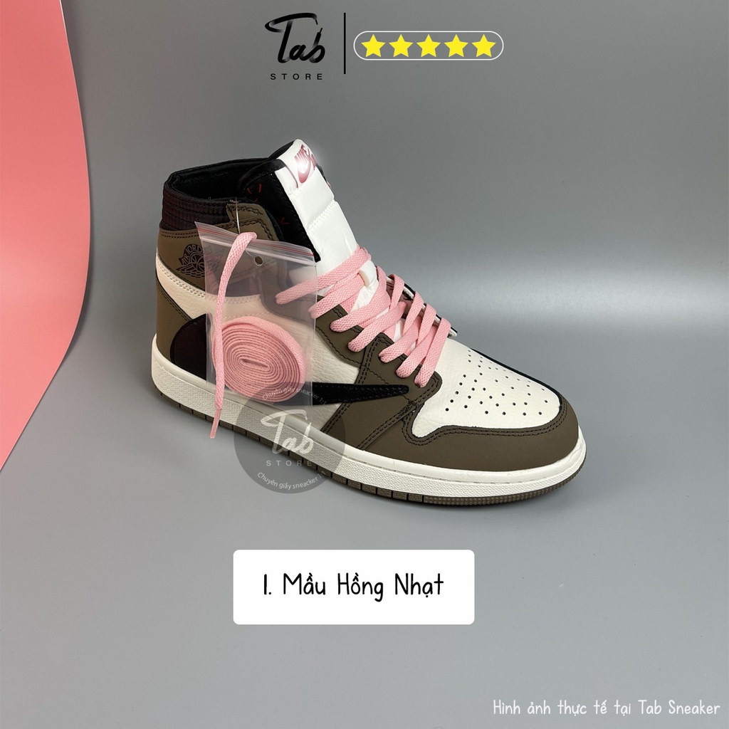 [KatShoes] Dây Giày Sneaker Cao Cổ Dẹt 140cm, 160cm Cho Giày Jordan Low Mid High, AF1, CV [Hàng chuẩn Trung] MÃ II