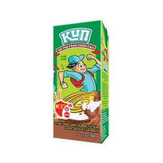 Thùng 48 Hộp Sữa KUN Sôcôla Lúa Mạch 180ml