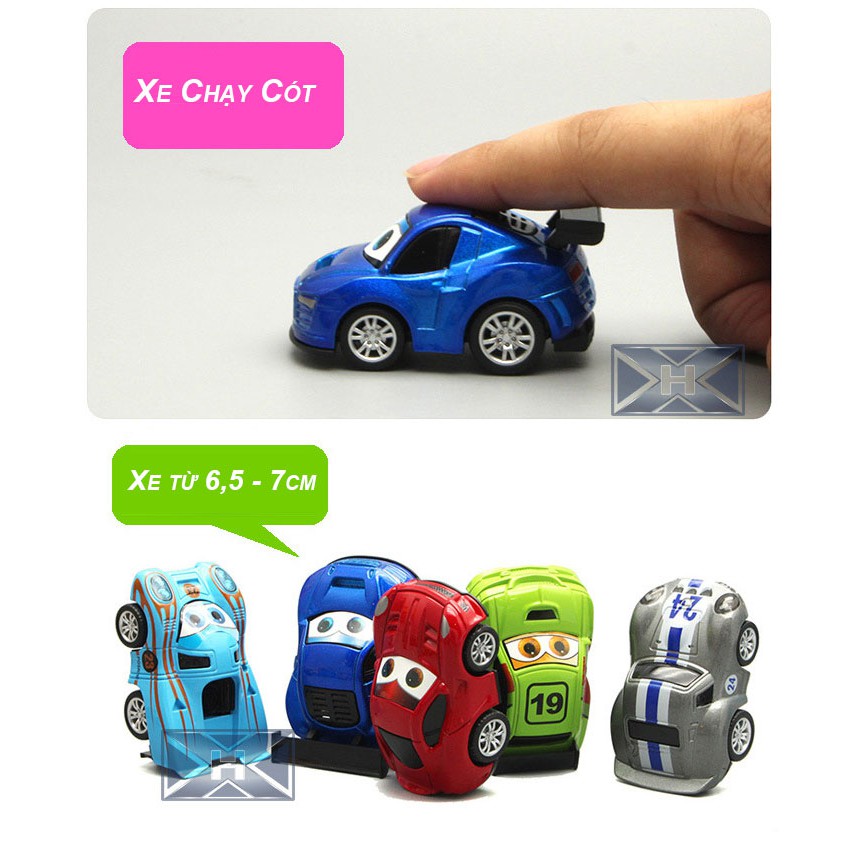 Tổng hợp các bộ xe đồ chơi cho bé, xe ~7-8 cm có Chạy cót, khung Kim Loại chống va đập, đồ chơi bền bỉ cho bé