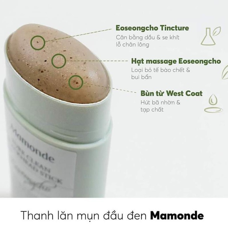 THANH LĂN MỤN ĐẦU ĐEN MAMONDE PORE CLEAN BLACKHEAD STICK