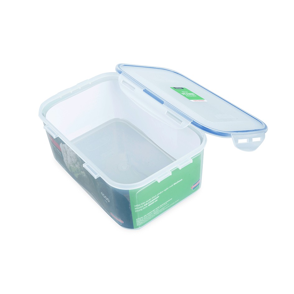 Hộp bảo quản thực phẩm ngăn mát 4500ml BioZone KB-CO4500P - Hàng chính hãng
