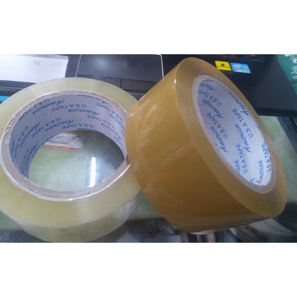 1 cuộn băng keo trong-đục 100yard