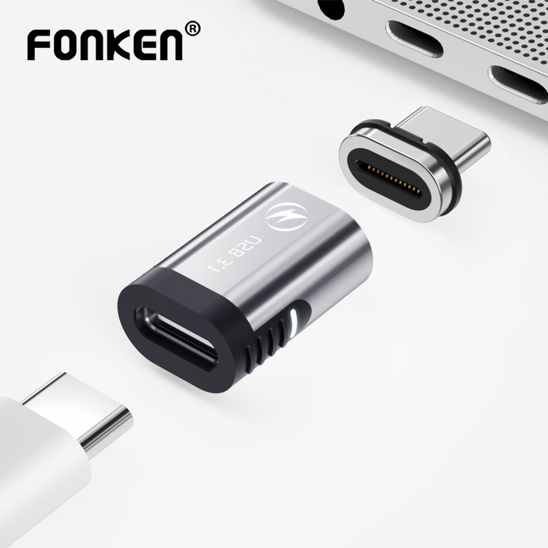 Fonken 24Pin PD Magnetic USB C Adapter 100W Fast Charging10Gbps Data thumbnail