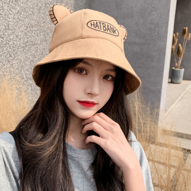 Nón Tai Bèo Chống Nắng Họa Tiết Hoạt Hình Dễ Thương