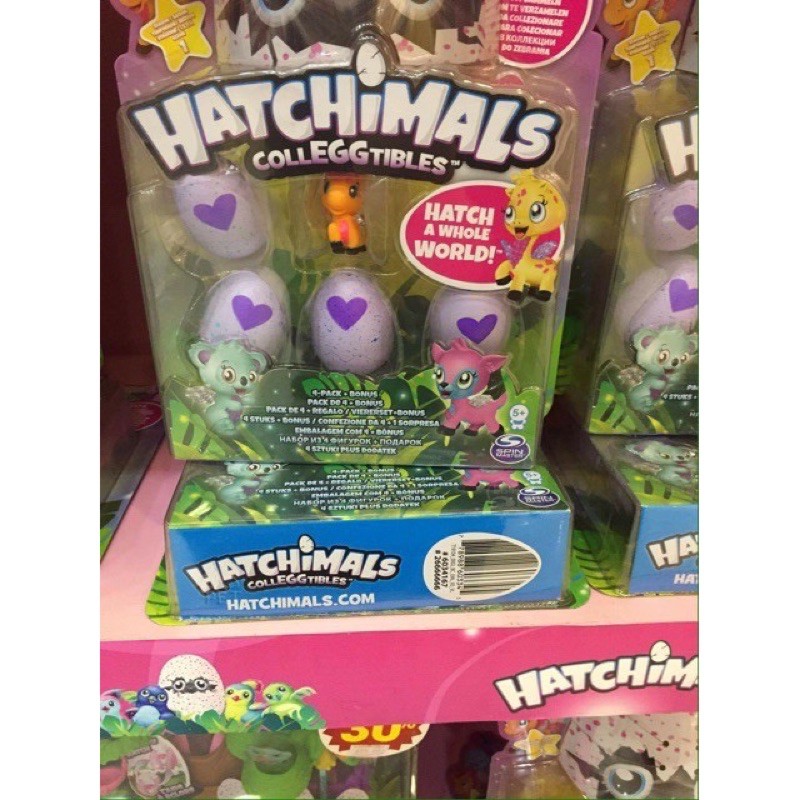 Vỉ 4 Trứng Hatchimals Ss1 Tím