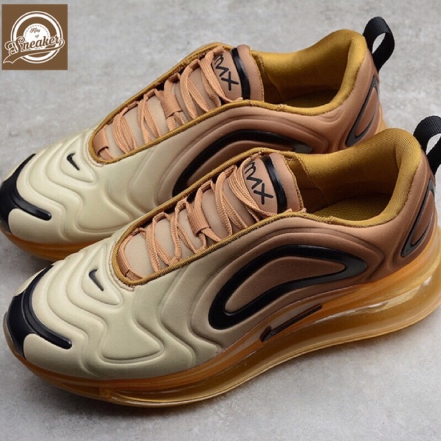 XẢ KHO MV 21 Giầy AIR MAX 720 nâu viền đen thể thao thời trang sneaker nam, nữ đi chơi phố 2020 👡Tốt NEW RẺ ĐẸP : ✭ '