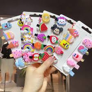 SET 10 Kẹp tóc Hàn Quốc cho bé gái