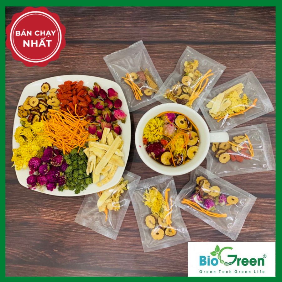 Trà Đông Trùng Hạ Thảo Biogreen -  20 Gói túi Zip