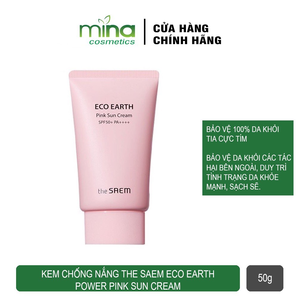 [MẪU 2020] Kem Chống Nắng The Saem Eco Earth Power Sun