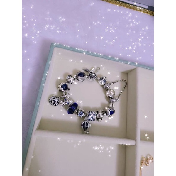 [Mã SKAMLTSM9 giảm 10% đơn 99K] CÓ VIDEO Charm khinh khí cầu bọc đá bạc 925 (vừa tất cả các vòng tay)