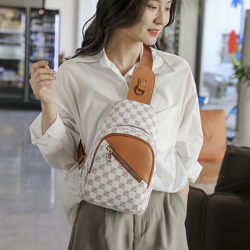 Túi đeo trước ngực phong cách thời trang Hàn Quốc mới 2022 2 màu tùy chọn