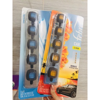 Set 5c Nước hoa xe hơi Febreze