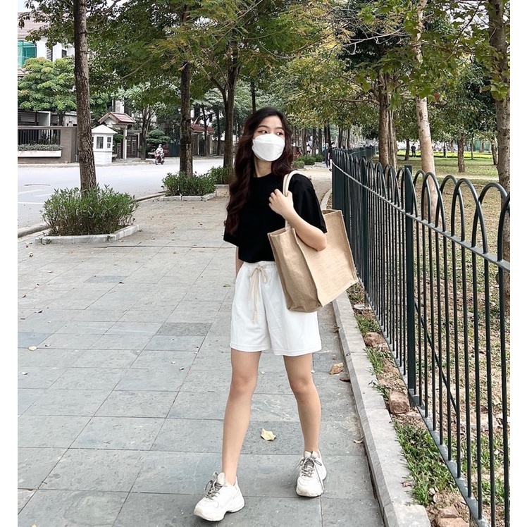 Set bộ thể thao đui trơn phong cách Ulzzang Unisex