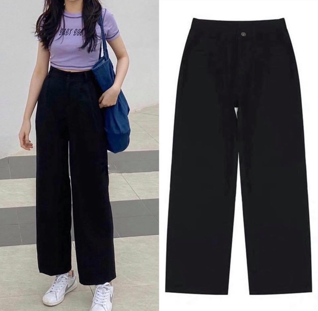 Quần Simple Pant unisex HOMIES ống rộng dáng dài