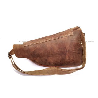 Túi da đeo chéo ngực thời trang trẻ trung cho nam