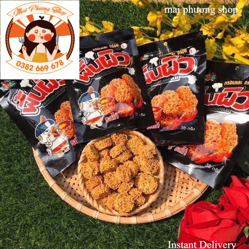 Mì Tôm Ăn Sống Vị Gà Cay Thái Lan 38gr