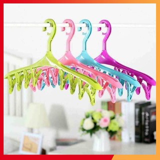 Móc phơi quần áo tất móc 8 kẹp tất quần áo đồ sơ sinh cho bé đa năng - Hàng loại 1  (Tổng kho gia dụng giá tốt)