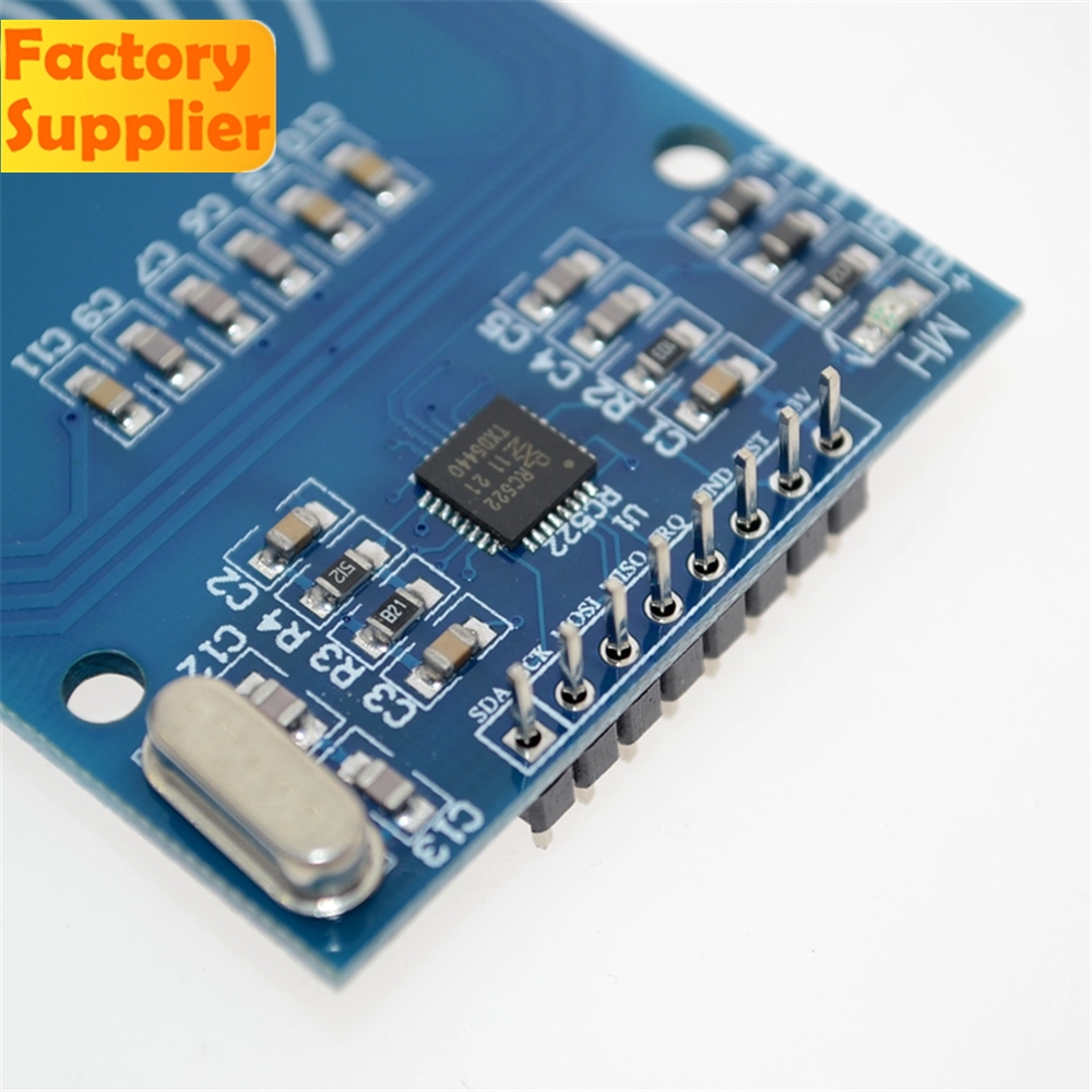 Bảng mạch đầu đọc thẻ RFID Pcbfun RC522 mô đun anten giao diện SPI