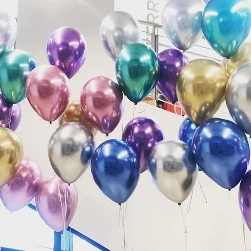 5 Bong bóng cao su 12 inch màu sắc lấp lánh