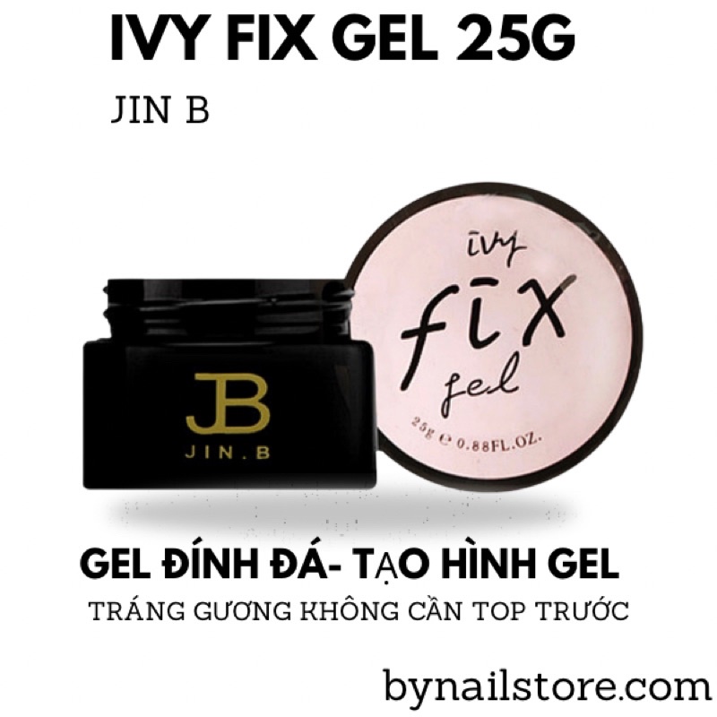 Gel clear đính đá khối, tạo hình gel, tráng gương không cần top trước cao cấp Hàn Quốc siêu đặc (25g)