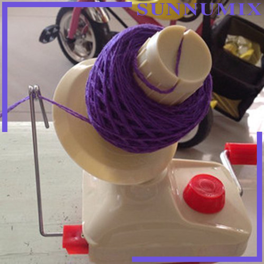 [Sunnimix] Dụng Cụ Quấn Chỉ Len Cuộn Bóng Bàn Hoạt Động Bằng Tay