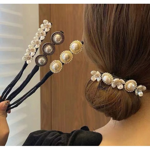 Dụng Cụ Kẹp Quấn Tạo Kiểu Tóc Hàn Quốc Siêu Dễ Thương Cho Bạn Gái