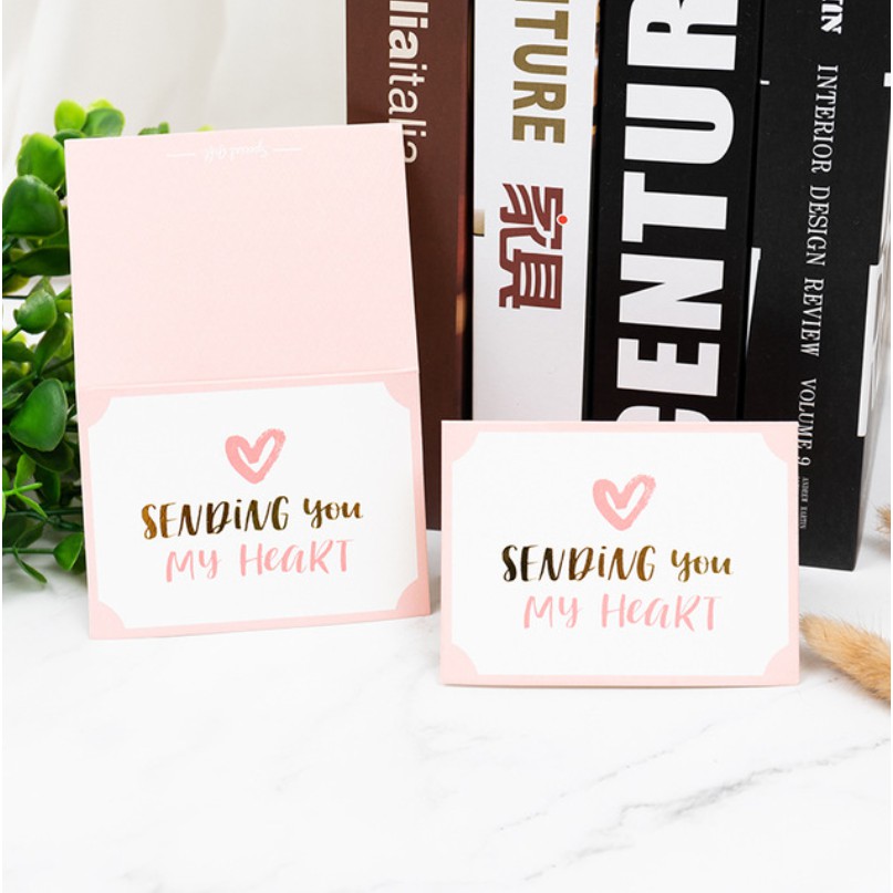 Set 5 Tấm Thiệp Chúc Mừng Sinh Nhật Màu Đồng