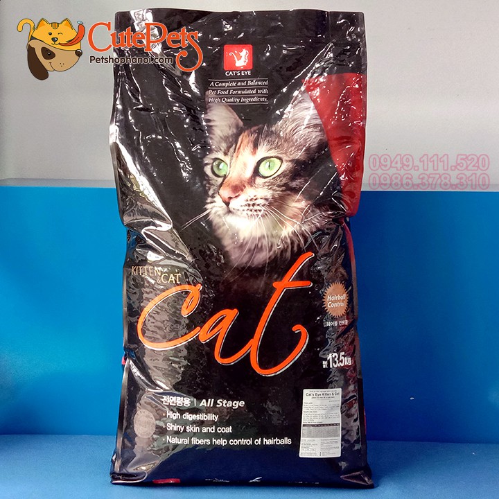 Thức ăn cho mèo Hạt Cat Eye Tải 13.5kg nhập khẩu Hàn Quốc - Cutepets