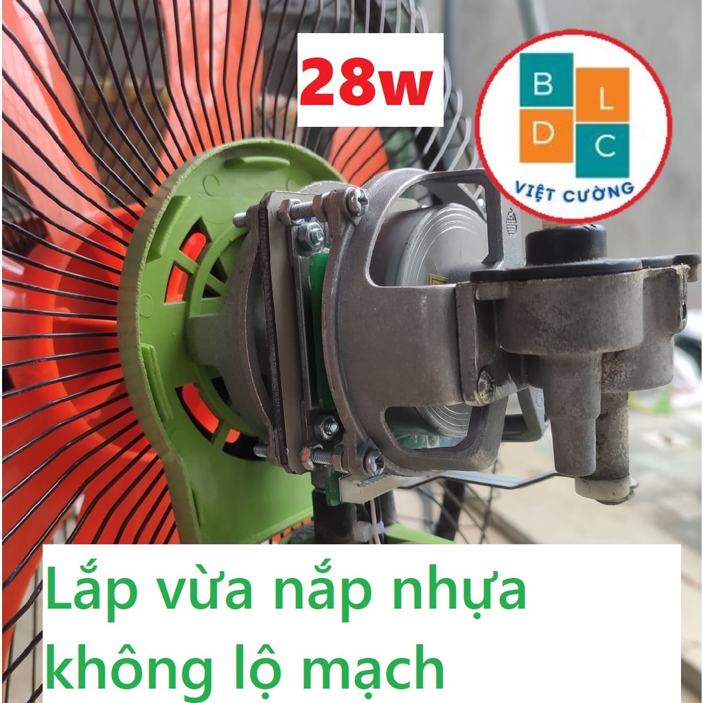 Đầu quạt không chổi than 12v - Chế quạt tích điện 12v - Chạy ắc quy