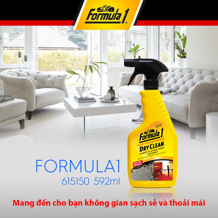 [Mã BMBAU50 giảm 10% đơn 99k] Giặt Nệm Khử Mùi Dạng Xịt FORMULA 1 615150 592ml Nhập Khẩu Chính Hãng