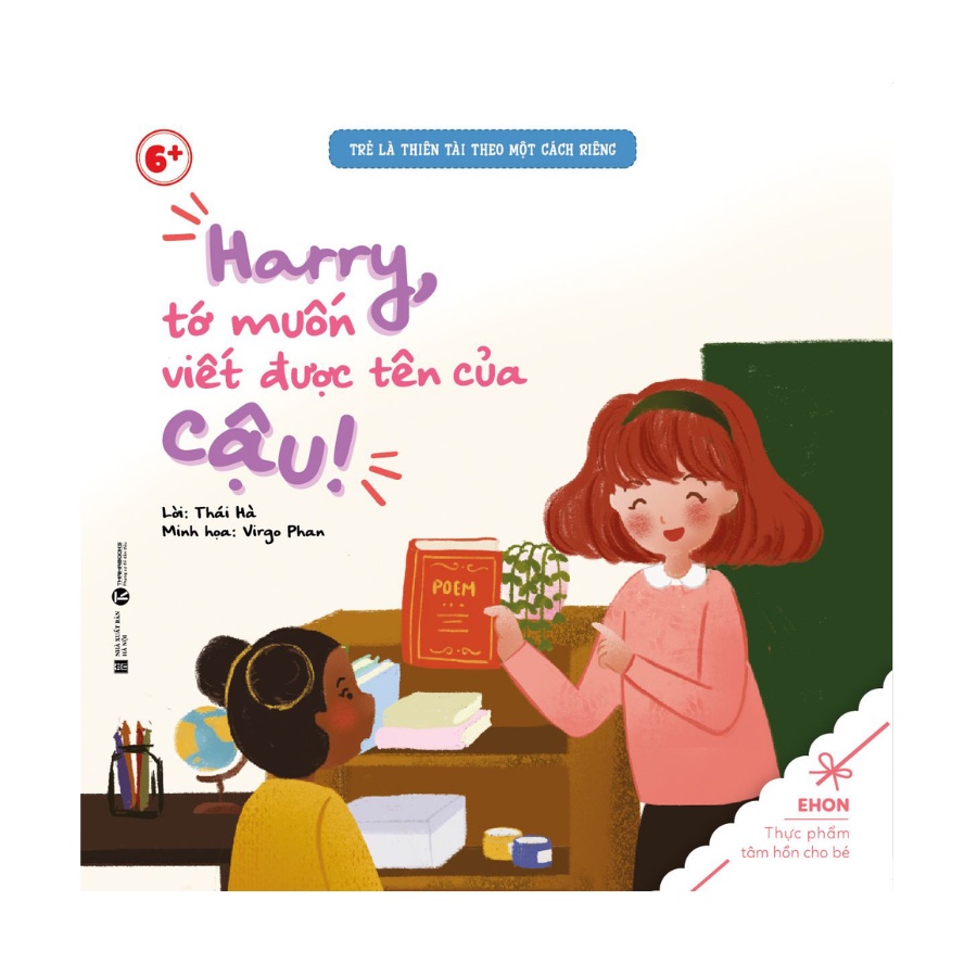 Sách  - Ehon - Harry, Tớ Muốn Viết Được Tên Của Cậu!