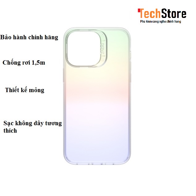 Ốp ZAGG Iridescent cho I.Phone 14 / 14 Pro / 14 Plus / 14 Pro max ( PHÂN PHỐI CHÍNH HÃNG )
