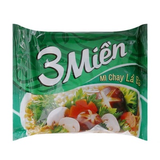 Combo 5 gói mì chay 3 miền lá đa