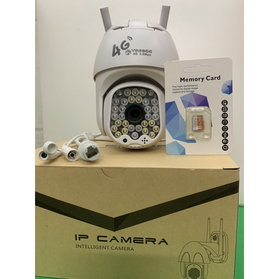 Camera ip wifi yoosee ngoài trời 4G - Hỗ trợ cổng LAN - Quay đêm có màu