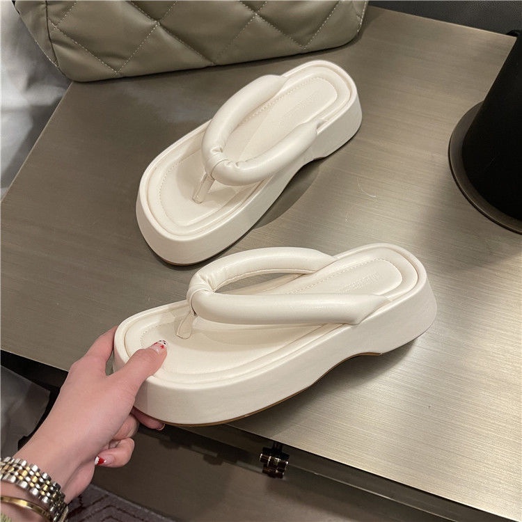 Dép xỏ ngón đế dày thời trang mùa hè năm 2022 mới cho nữ TTH232