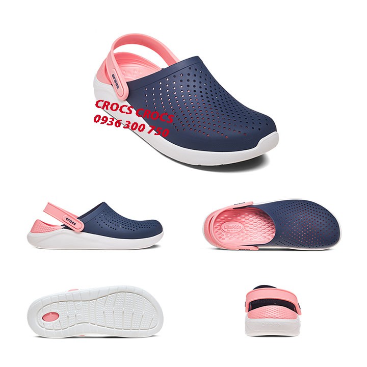 DÉP SỤC C.ROC.S. LITERIDE MÀU NAVY LÓT CAM | BigBuy360 - bigbuy360.vn