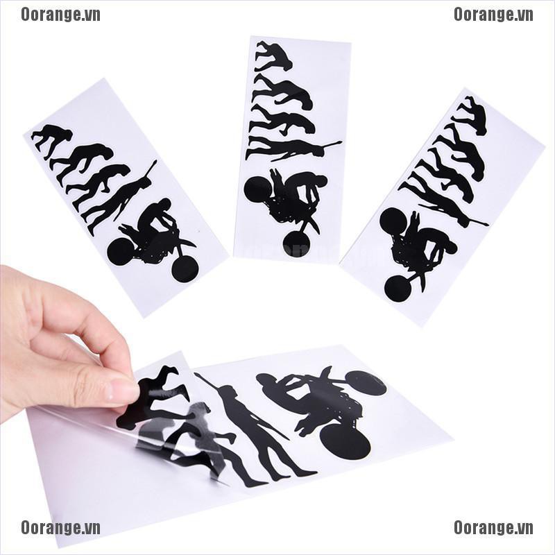 Miếng Dán Trang Trí Xe Hơi Họa Tiết Hóa Học Vui Nhộn