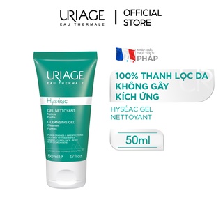 (HB_Gift) Gel rửa mặt dành cho da dầu, da mụn & da hỗn hợp Uriage HYSÉAC GEL NETTOYANT 50ml