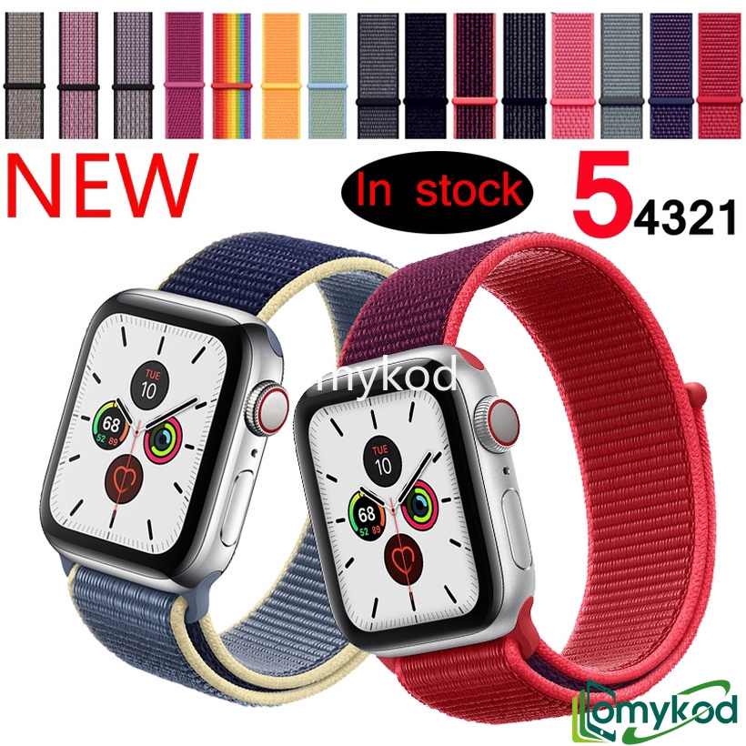 Sport Loop Strap Apple watch band 42mm 38mm correa 5 4 44mm 40mm Iwatch Series 6 SE 5 4 3 2 1 Watchband