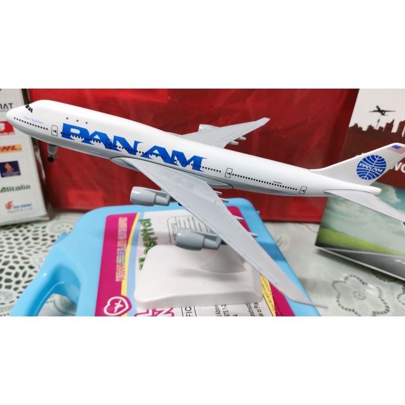 Mô hình máy bay PAN AM kim loại 20cm