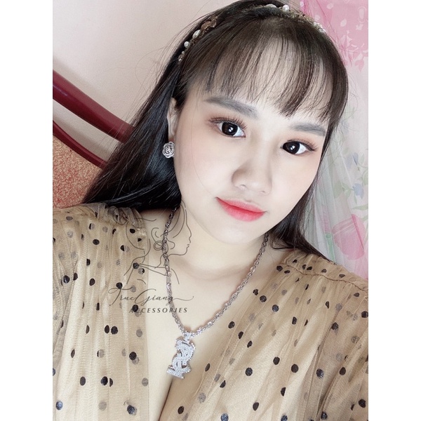 Dây chuyền xi bạch kim Y.S.L 💎