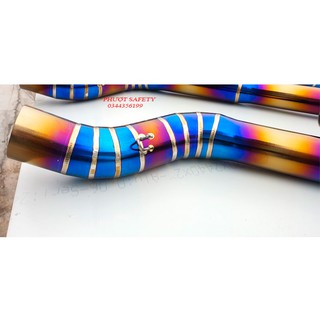 Cổ pô R15V3 Titanium cao cấp lắp đặt cho pô độ