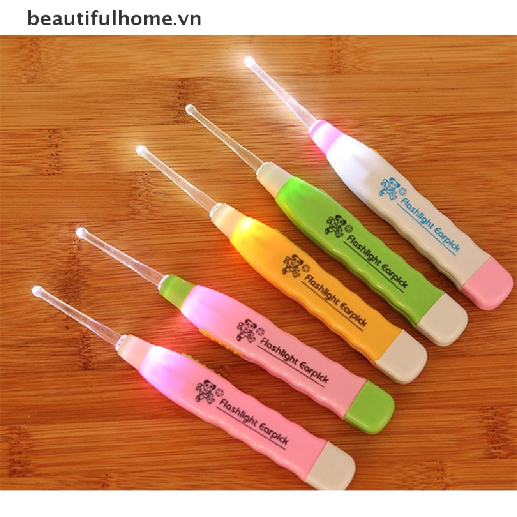 (Hàng Mới) Dụng Cụ Lấy Ráy Tai Có Đèn LED Tiện Lợi