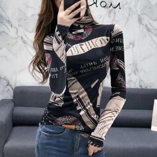 Áo Thun Cổ Tròn Lót Nhung Thời Trang Cho Nữ
