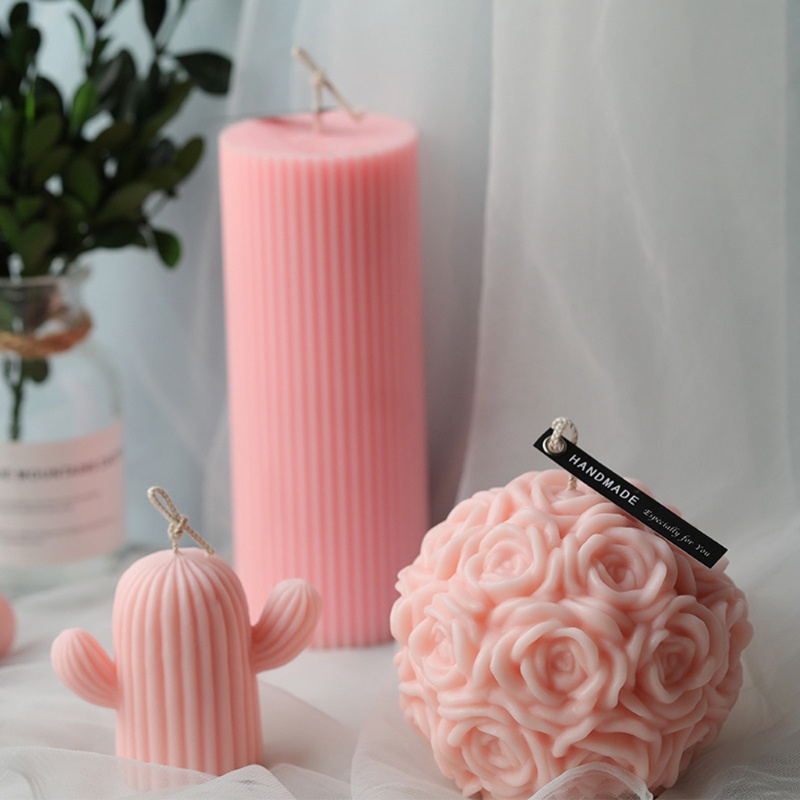Sa Khuôn Silicone Hình Hoa Hồng Làm Đồ Chơi DIY