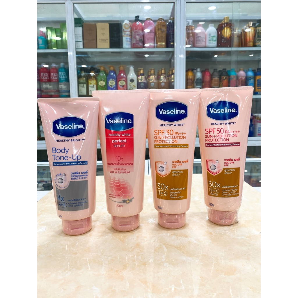 SERUM DƯỠNG THỂ VASELINE HEALTHY WHITE THÁI LAN 320ML