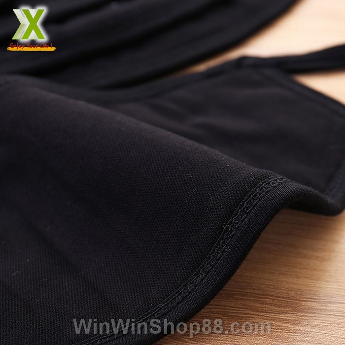 Khẩu trang trơn màu đen, Khẩu trang vải màu đen trơn - Do_luu_niem | BigBuy360 - bigbuy360.vn