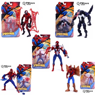 Mô hình spider-man + venom có khớp chính hãng hasbro